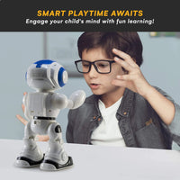 HKM-229971 Programmable LED Educational Robot Toy with Remote Control, Dancing and Interactive Features for Ages 2 and Up
