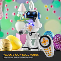 HKM-229971 Programmable LED Educational Robot Toy with Remote Control, Dancing and Interactive Features for Ages 2 and Up
