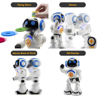 HKM-229971 Programmable LED Educational Robot Toy with Remote Control, Dancing and Interactive Features for Ages 2 and Up