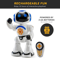 HKM-229971 Programmable LED Educational Robot Toy with Remote Control, Dancing and Interactive Features for Ages 2 and Up