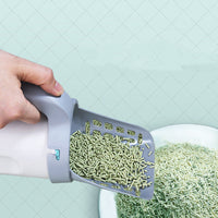 HKM-230099 Integrated Cat Litter Shovel with Storage - Advanced Gray, 20x12x29cm