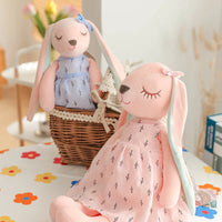 HKM-230163 Easter Bunny Plush Rabbit Doll for Children - Soft Stuffed Animal for Kids Ages 0-14 Years