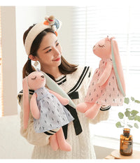 HKM-230163 Easter Bunny Plush Rabbit Doll for Children - Soft Stuffed Animal for Kids Ages 0-14 Years