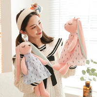 HKM-230163 Easter Bunny Plush Rabbit Doll for Children - Soft Stuffed Animal for Kids Ages 0-14 Years