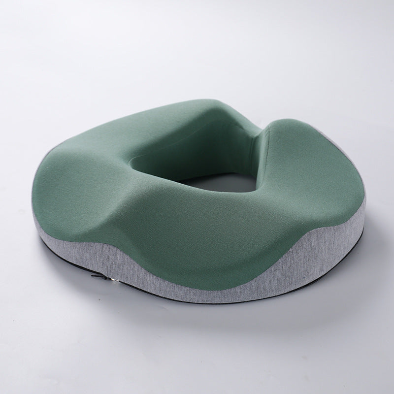 HKM-230227 Breathable Memory Foam Office Seat Cushion - Modern Solid Color Design
