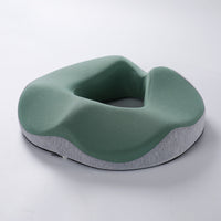 HKM-230227 Breathable Memory Foam Office Seat Cushion - Modern Solid Color Design