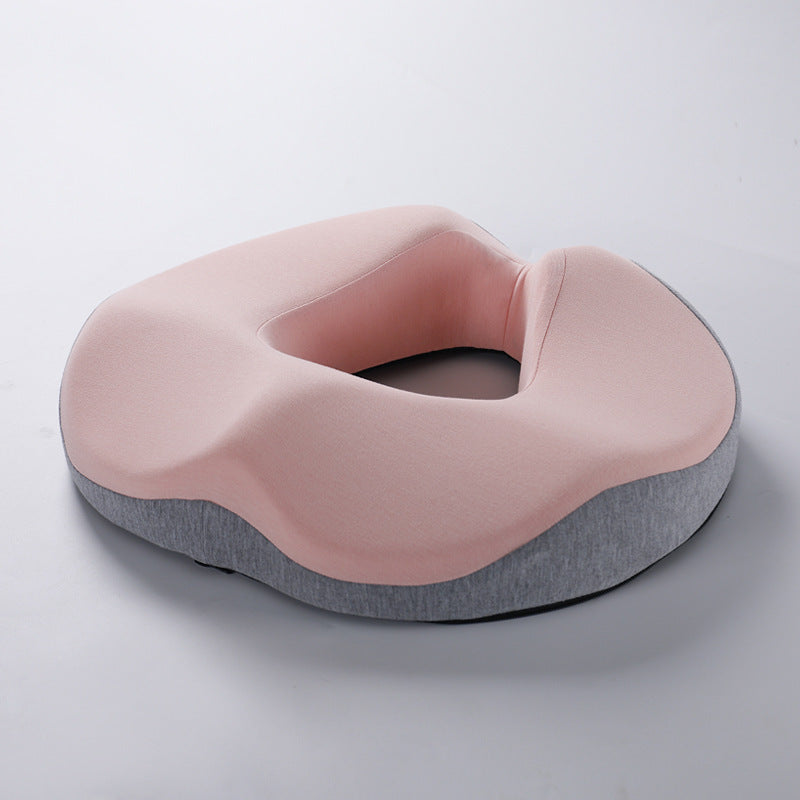 HKM-230227 Breathable Memory Foam Office Seat Cushion - Modern Solid Color Design