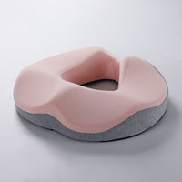 HKM-230227 Breathable Memory Foam Office Seat Cushion - Modern Solid Color Design