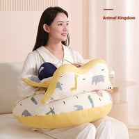 HKM-230291 Multifunctional Nursing Pillow for Pregnant Women and Breastfeeding with Cartoon Design