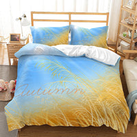 HKM-230483 Reed Dandelion Cartoon Bedding Set, Soft 90g Brushed Polyester, Available in Multiple Sizes