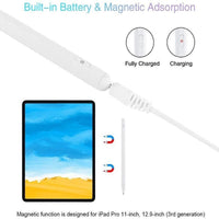 HKM-230675 Active Capacitive Stylus Pen with Magnetic Attachment and Interchangeable Tips for Drawing and Writing