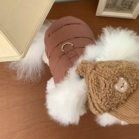 HKM-230739 Cozy Cotton-Padded Coat for Small Dogs - Various Colors and Sizes Available