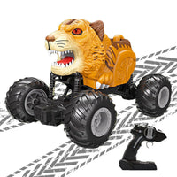 HKM-230739 Lion Tiger Remote Control Stunt Truck - Off-Road RC Car for Kids – Electric, 2.4G, Indoor/Outdoor Fun, Ready-to-Go