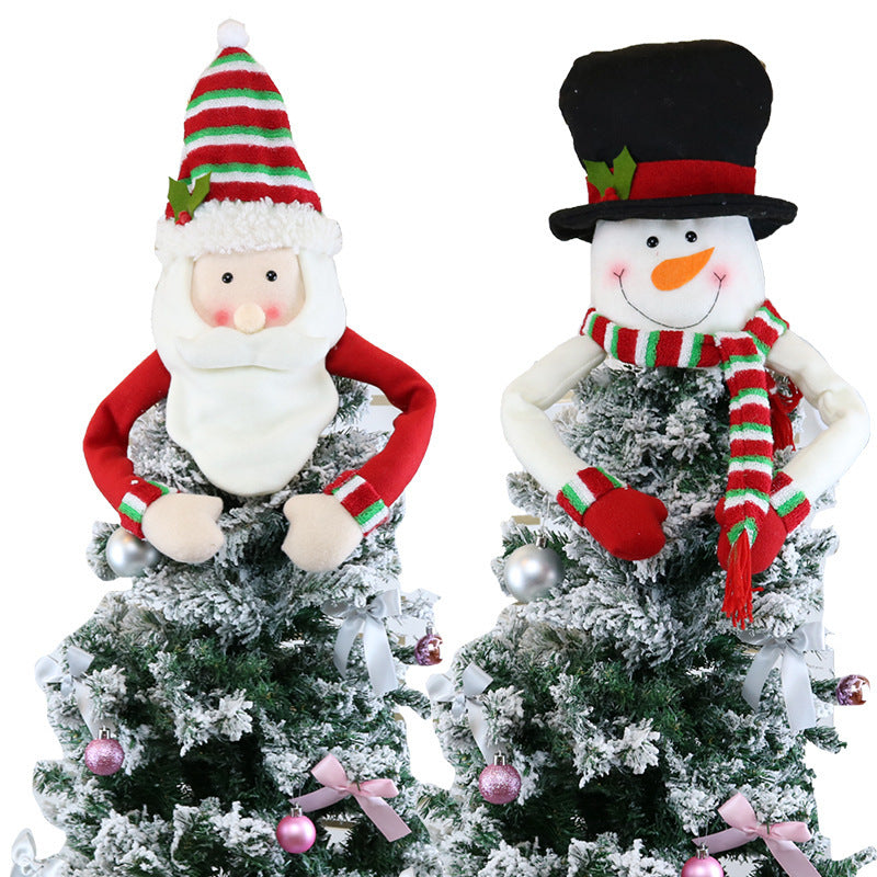 HKM-230931 Felt Christmas Tree Hat Pendant - Flannel and Wool, Available in Small and Large Sizes