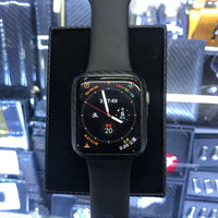 HKM-230995 Carbon Fiber Protective Shell Frame for Apple Watch Series 4 - Shiny Black, Matte Black, Red Options, 44mm