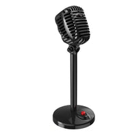 HKM-231187 Compact Karaoke Microphone for Home and Studio Use - USB & 3.5mm Options, Omnidirectional with Noise Reduction