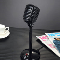 HKM-231187 Compact Karaoke Microphone for Home and Studio Use - USB & 3.5mm Options, Omnidirectional with Noise Reduction
