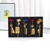 HKM-231571 Gold Foil Rose - Creative Gift for Holidays and Special Occasions in Various Colors