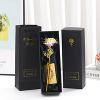 HKM-231571 Gold Foil Rose - Creative Gift for Holidays and Special Occasions in Various Colors