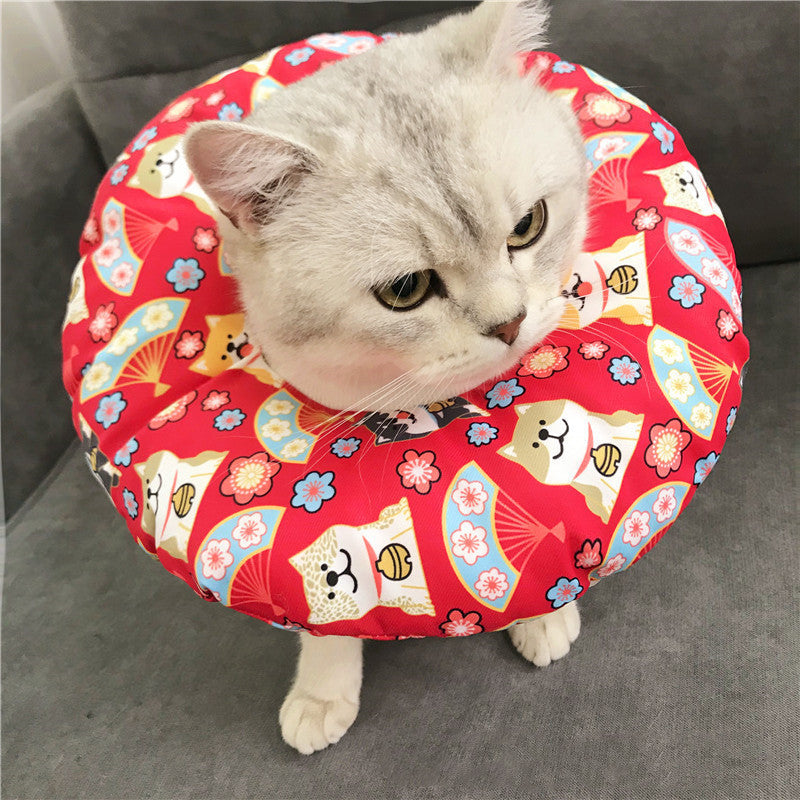 HKM-231635 Anti-Scratch Adjustable Headgear for Pets in Various Colors and Sizes