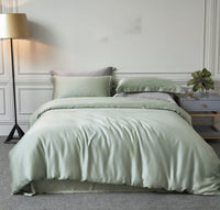 HKM-231635 Double-sided Fine Tencel Bed Set in Various Modern Colors with Smooth Finish
