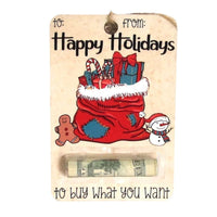 HKM-231763 Creative Wooden Christmas Wallet Decorative Pendant - Modern Art Design, 4 x 6 inches