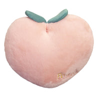 HKM-231763 Fruit Plush Toy Peach Cushion with Blanket - Soft PP Cotton Filling, 40x35cm Pillow Size