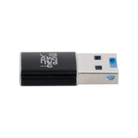 HKM-231827 USB 3.0 Mini T-Flash Micro SD Card Reader for Mobile Phones - Black