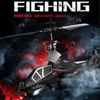 HKM-231891 Military Style Remote Control Helicopter 3.5CH for Indoor and Outdoor Use, Perfect for Ages 8 and Above