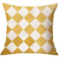 HKM-232019 Geometric Abstract Linen Pillowcase - Nordic Style Cushion Cover