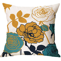 HKM-232019 Geometric Abstract Linen Pillowcase - Nordic Style Cushion Cover