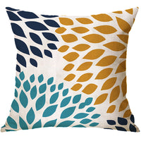 HKM-232019 Geometric Abstract Linen Pillowcase - Nordic Style Cushion Cover