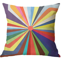 HKM-232019 Geometric Abstract Linen Pillowcase - Nordic Style Cushion Cover
