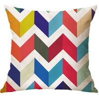 HKM-232019 Geometric Abstract Linen Pillowcase - Nordic Style Cushion Cover