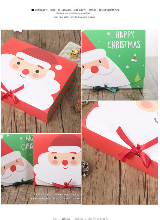 HKM-232083 Christmas Gift Tote Bags and Boxes in Red and Green - Large and Small Sizes Available