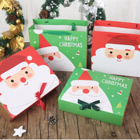 HKM-232083 Christmas Gift Tote Bags and Boxes in Red and Green - Large and Small Sizes Available