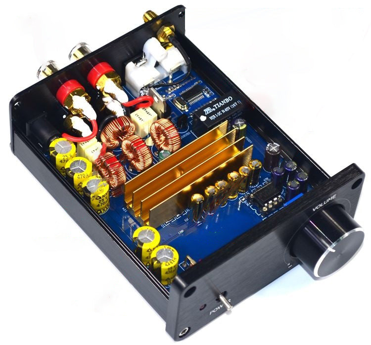 HKM-232147 Dual-Core 100W*2 HiFi Digital Power Amplifier - Model YJ414/YJ456/YJ457, 4-8 Ohm Output