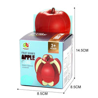 HKM-232211 Apple Magic Cube 3x3 Puzzle Toy for Kids - Engaging Fun for All Ages