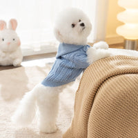 HKM-232211 Striped Knitted Cardigan Sweater for Dogs in Various Colors and Sizes