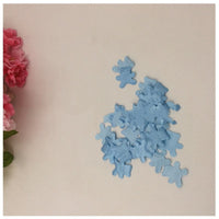 HKM-232403 Butterfly Bear Floral Decoration Pack - 3CM, 200 Tablets of Polyester Accents for Clothing and DIY Home Projects