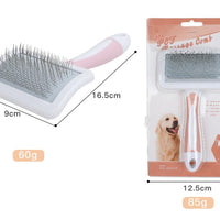 HKM-232403 Dog Grooming Comb in Pink, Green, and Purple - Unraveling Knots with Durable Plastic