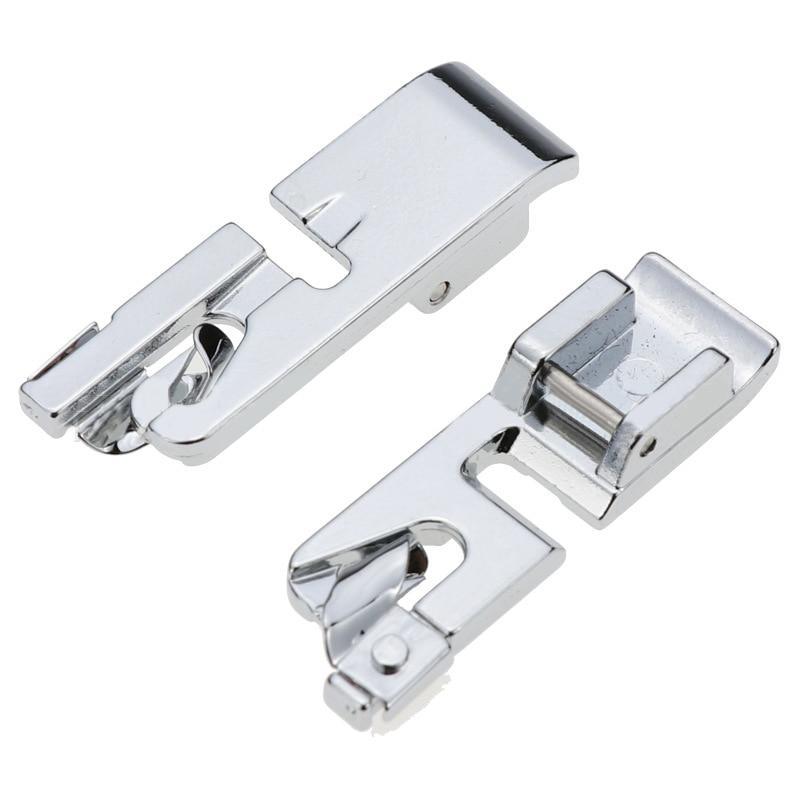 HKM-232467 Stainless Steel Multi-Function Sewing Machine Zigzag Seam Crimping Foot, 3mm Width