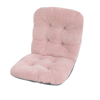 HKM-232531 Integrated Seat Cushion with Solid Color Backrest - Available in Light Pink, Beige, Light Gray, Light Brown, Bright Yellow, Grass Green