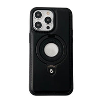 HKM-232723 Magnetic Drop-Resistant Leather Phone Case for iPhone 11 Pro, 12 Pro Max, 13 Pro, 14 Pro Max in Various Colors