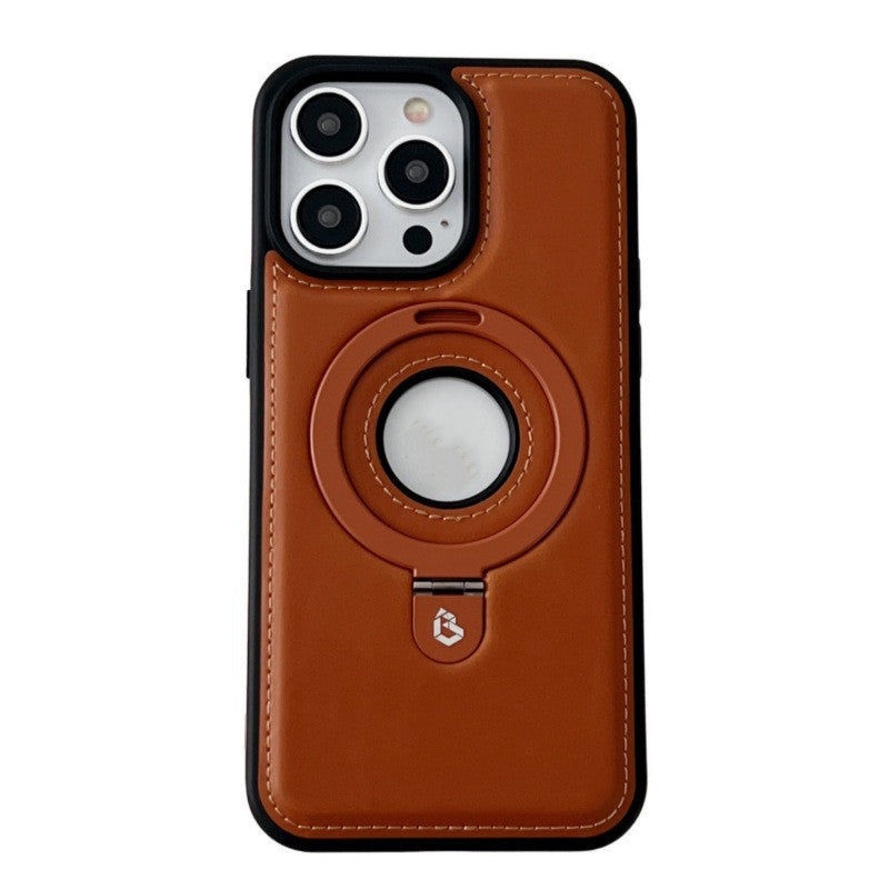 HKM-232723 Magnetic Drop-Resistant Leather Phone Case for iPhone 11 Pro, 12 Pro Max, 13 Pro, 14 Pro Max in Various Colors