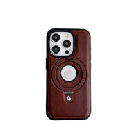 HKM-232723 Magnetic Drop-Resistant Leather Phone Case for iPhone 11 Pro, 12 Pro Max, 13 Pro, 14 Pro Max in Various Colors