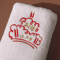 HKM-233043 Customized Cotton Towel with Embroidery - Ideal Gift for Birthdays and Special Occasions
