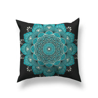 HKM-233171 Bohemian Ethnic Style Short Plush Pillowcase 45cm x 45cm for Home and Car Decor