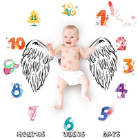 HKM-233427 Soft Baby Photo Blanket for Adorable Memories - 100 x 100 CM Photo Props