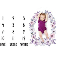 HKM-233427 Soft Baby Photo Blanket for Adorable Memories - 100 x 100 CM Photo Props